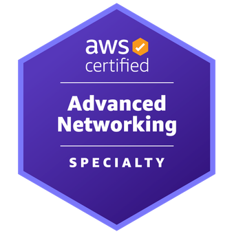 Official badge for AWS Certified Advanced Networking - Specialty