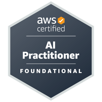 Official badge for AWS Certified AI Practitioner