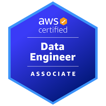 Official badge for AWS Certified Data Engineer - Associate