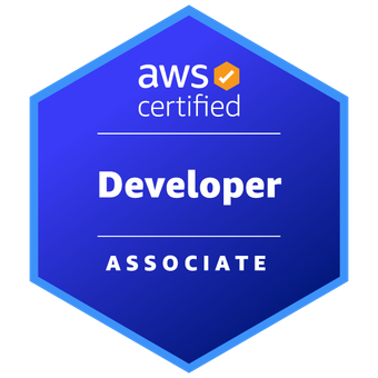 Official badge for AWS Certified Developer - Associate