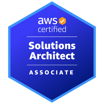 Official badge for AWS Certified Solutions Architect - Associate
