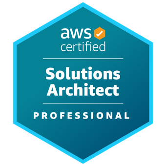 Official badge for AWS Certified Solutions Architect - Professional
